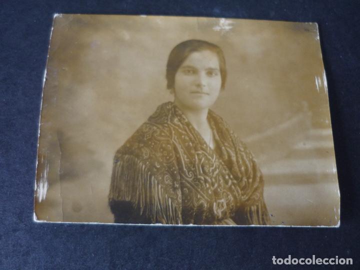 Antique Photography: RETRARO DE MUJER ANTIGUA FOTOGRAFIA 8 X 11 CMTS