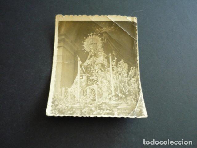 Alte Fotografie: SAN FERNANDO CADIZ NUESTRA SE&Ntilde;ORA DEL CARMEN ANTIGUA FOTOGRAFIA 6 X 8 CMTS