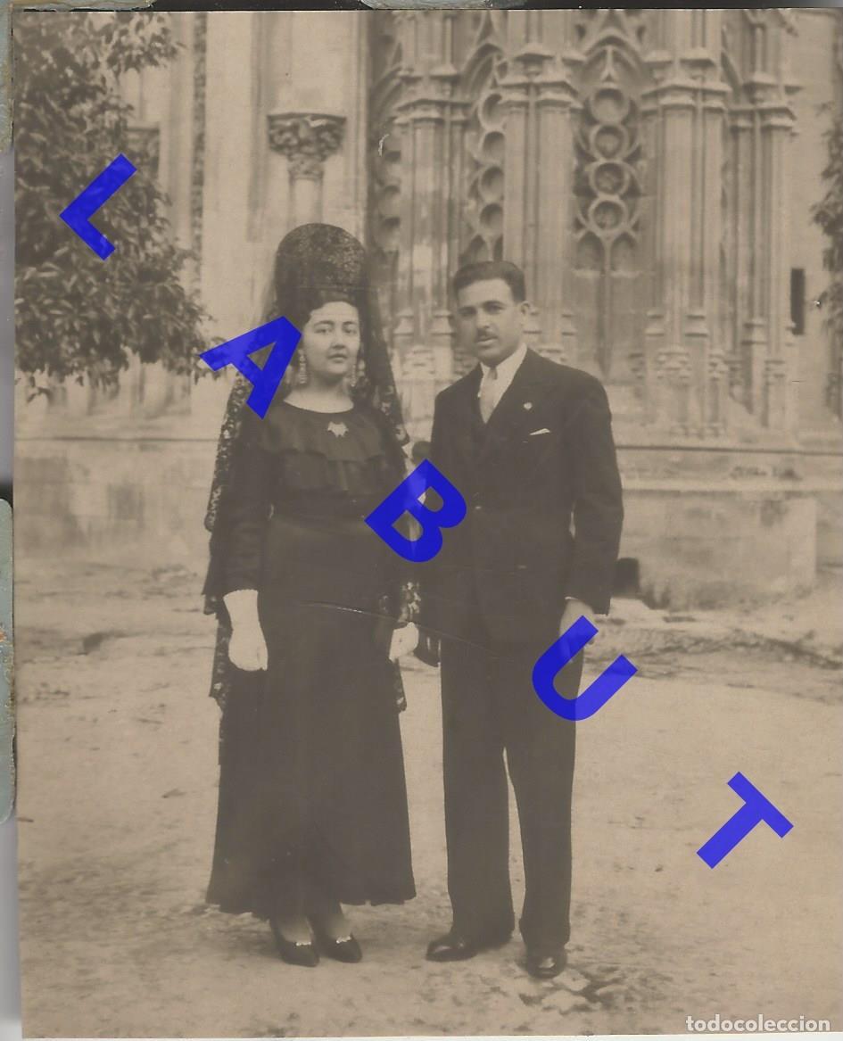 Fotografia antica: SEVILLA SAN ANDRES COSIMO CAUZO MARIA LUISA FAL ARCHIVO FAL CONDE 10X8 FOTOGRAFIA UNICA L10