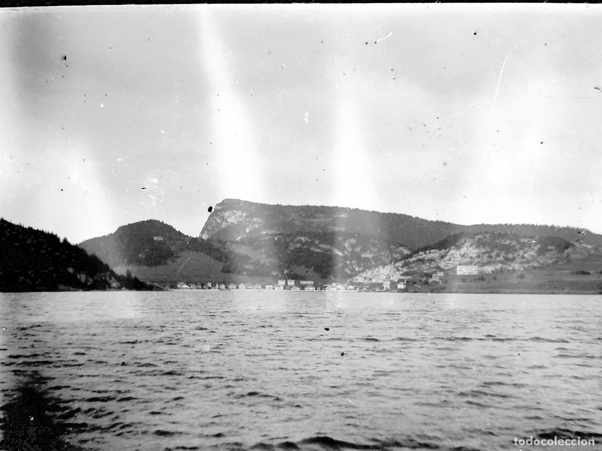 Photographie ancienne: Antiguo negativo o clich&eacute; de fotograf&iacute;a. Cristal. Antigua.
