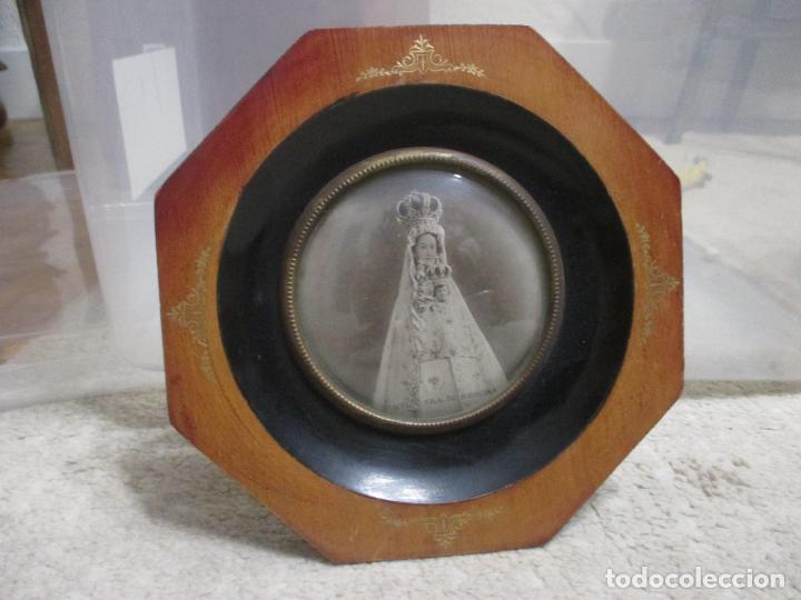 Alte Fotografie: Virgen Nuestra Se&ntilde;ora de Bego&ntilde;a, fotograf&iacute;a enmarcada, circa 1950