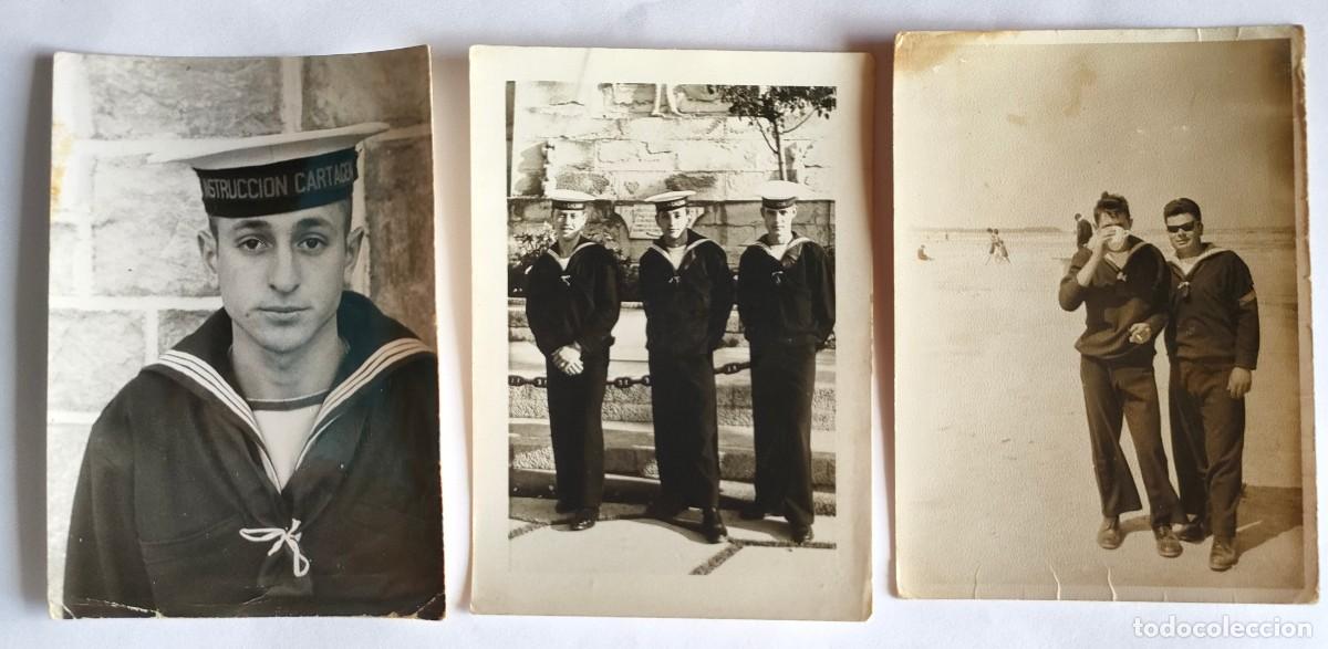 Fotografia antica: MILITARES LOTE 3 FOTOGRAFIAS TAMA&Ntilde;O 7,5 X 10,5 CM
