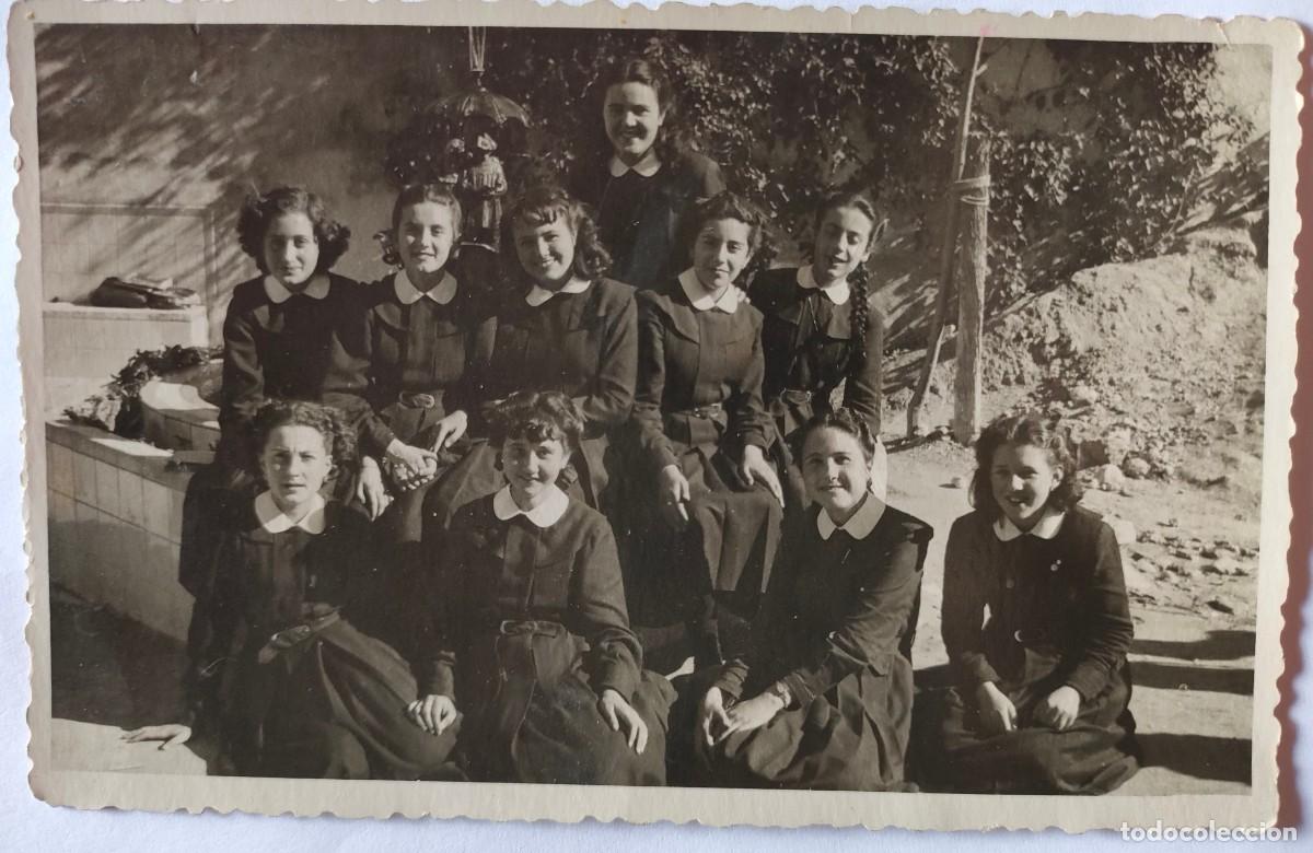 Antique Photography: ALCOY FOTO ESCOLAR TAMA&Ntilde;O 8.5 X 13 CM
