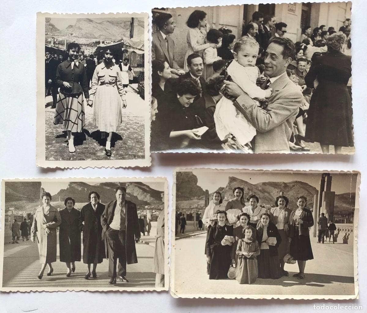 Fotograf&iacute;a antigua: ALCOY LOTE 4 FOTOGRAFIAS TAMA&Ntilde;OS DIVERSOS