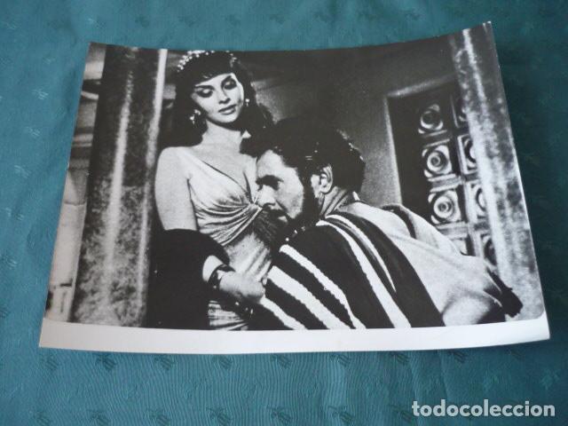 Photographie ancienne: GINA LOLLOBRIGIDA ACTRIZ ANTIGUA FOTOGRAFIA 24 X 18 CMTS