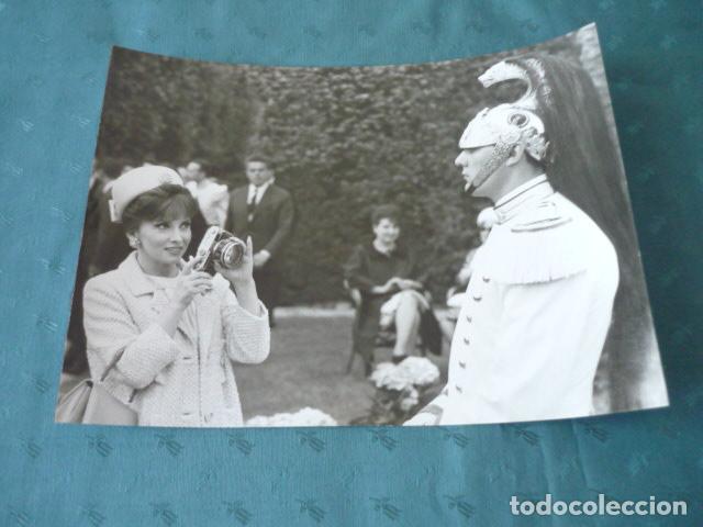 Photographie ancienne: GINA LOLLOBRIGIDA ACTRIZ ANTIGUA FOTOGRAFIA 24 X 18 CMTS