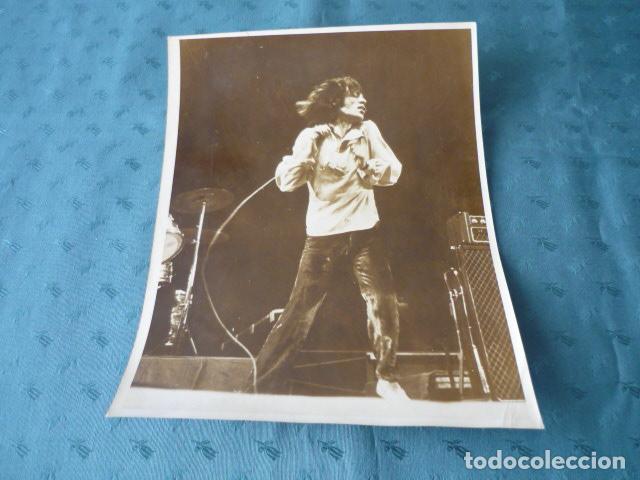 Fotograf&iacute;a antigua: ROLLING STONES ANTIGUA FOTOGRAFIA 27 X 18 CMTS