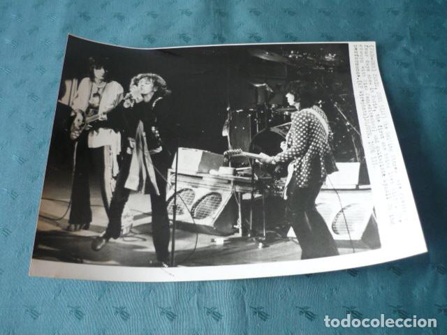Fotograf&iacute;a antigua: ROLLING STONES ANTIGUA FOTOGRAFIA 24 X 18 CMTS