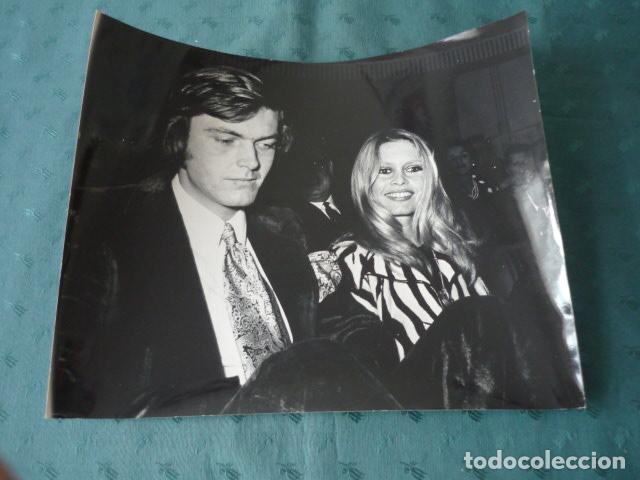 Alte Fotografie: BRIGITTE BARDOT ACTRIZ ANTIGUA FOTOGRAFIA 25 X 20,5 CMTS