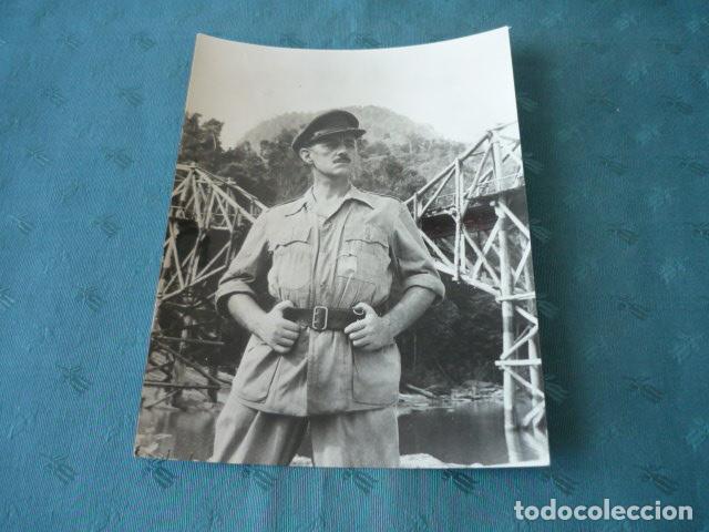 Photographie ancienne: PELICULA EL PUENTE SOBRE EL RIO KWAI ANTIGUA FOTOGRAFIA 15 X 11,5 CMTS