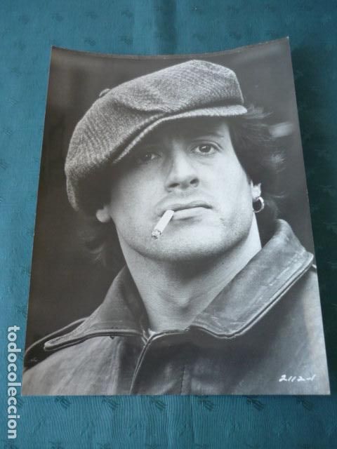 Fotograf&iacute;a antigua: SILVERSTER STALLONE ACTOR ANTIGUA FOTOGRAFIA 24 X 18 CMTS