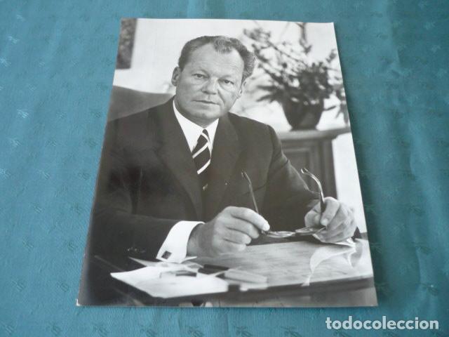Fotografia antiga: WILLY BRANDT ANTIGUA FOTOGRAFIA 23,5 X 18 CMTS
