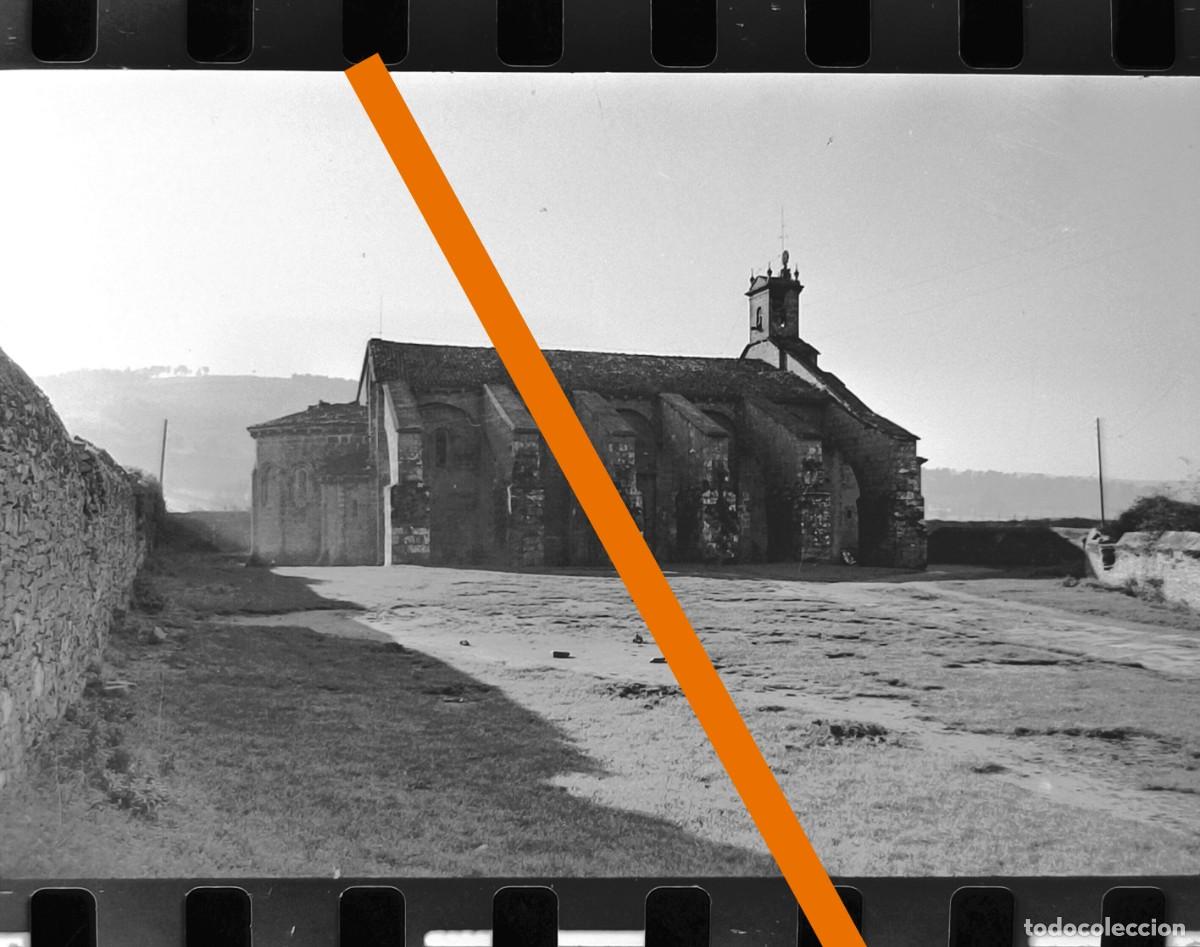 Photographie ancienne: Antiguo negativo o clich&eacute; de fotograf&iacute;a. Santiago de Compostela. A&ntilde;os 50..