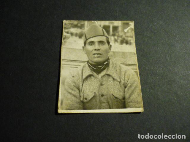 Photographie ancienne: RETRATO DE MILICIANO REPUBLICANO GUERRA CIVIL 4 X 5 CMTS
