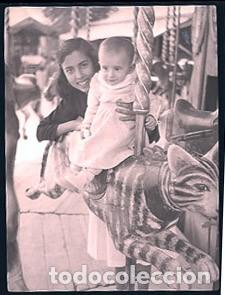 Fotografia antiga: ALCOY NEGATIVO TAMA&Ntilde;O 6 X 4 CM.