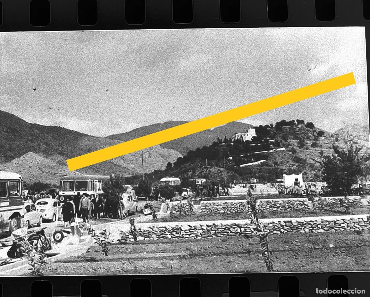Alte Fotografie: Antiguo negativo de fotograf&iacute;a. Ermita de Castell&oacute;n. A&ntilde;os 50.