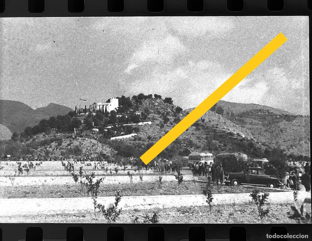Fotograf&iacute;a antigua: Antiguo negativo de fotograf&iacute;a. Ermita de Castell&oacute;n. A&ntilde;os 50.