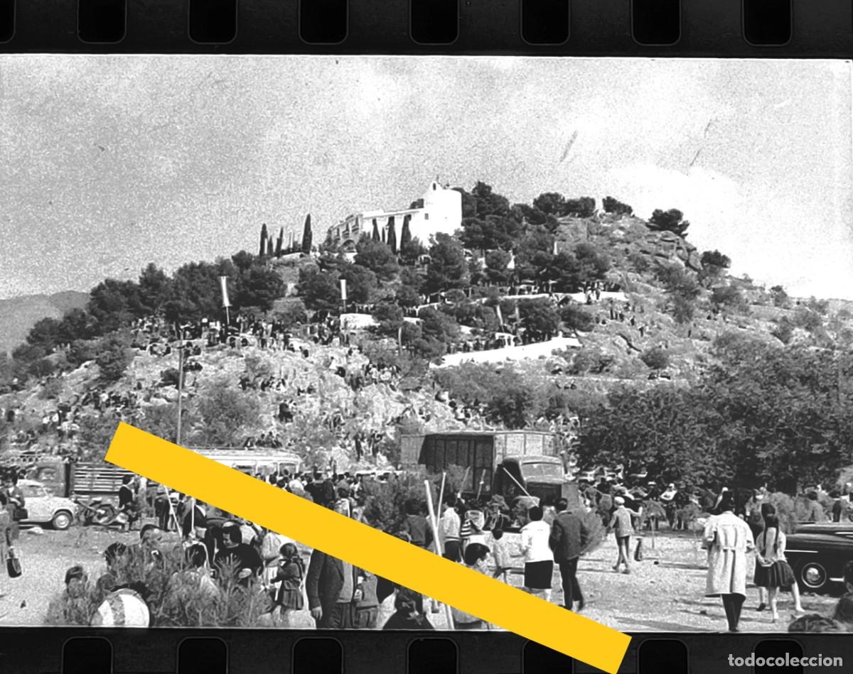 Photographie ancienne: Antiguo negativo de fotograf&iacute;a. Ermita de Castell&oacute;n. A&ntilde;os 50.