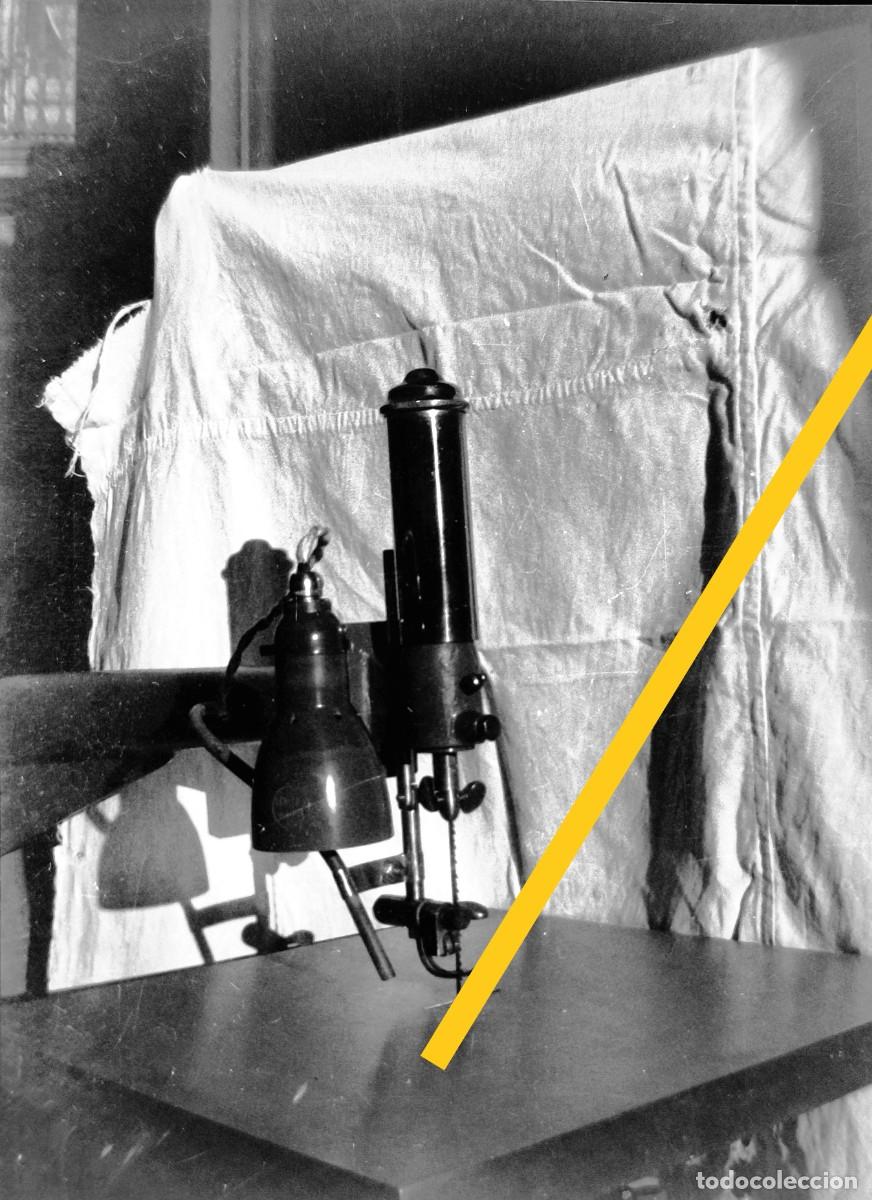 Fotografia antiga: Antiguo negativo de fotograf&iacute;a. Maquinaria. A&ntilde;os 30/40.