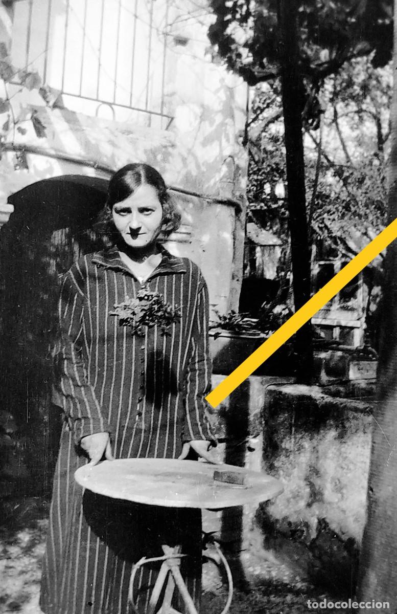Alte Fotografie: Antiguo negativo de fotograf&iacute;a. Se&ntilde;ora. A&ntilde;os 30/40.
