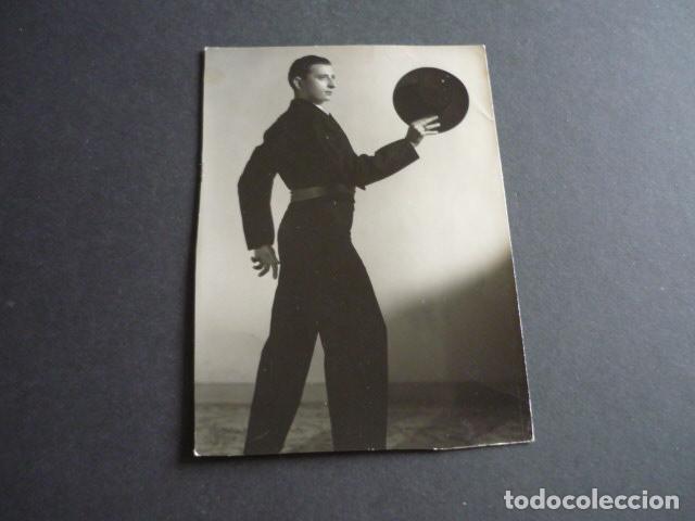 Fotografia antica: BAILARIN FLAMENCO A IDENTIFICAR ANTIGUA FOTOGRAFIA PE&Ntilde;ALARA FOTOGRAFO 10 X 14,5 CMTS