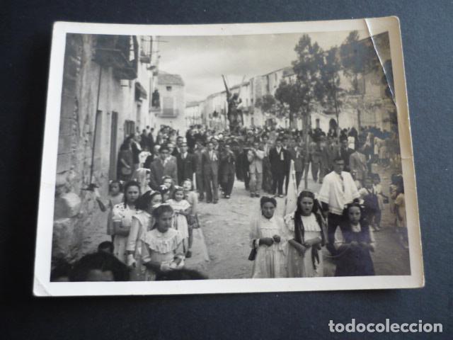 Fotograf&iacute;a antigua: PROCESION SEMANA SANTA EN LOCALIDAD A IDENTIFICAR FOTOGRAFIA 8,5 X 11 CMTS