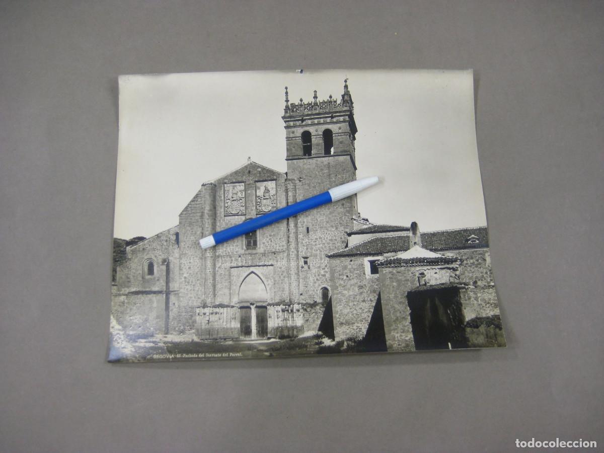 Fotograf&iacute;a antigua: Fotograf&iacute;a de la Fachada del Convento del Parral Segovia. Foto Moreno.