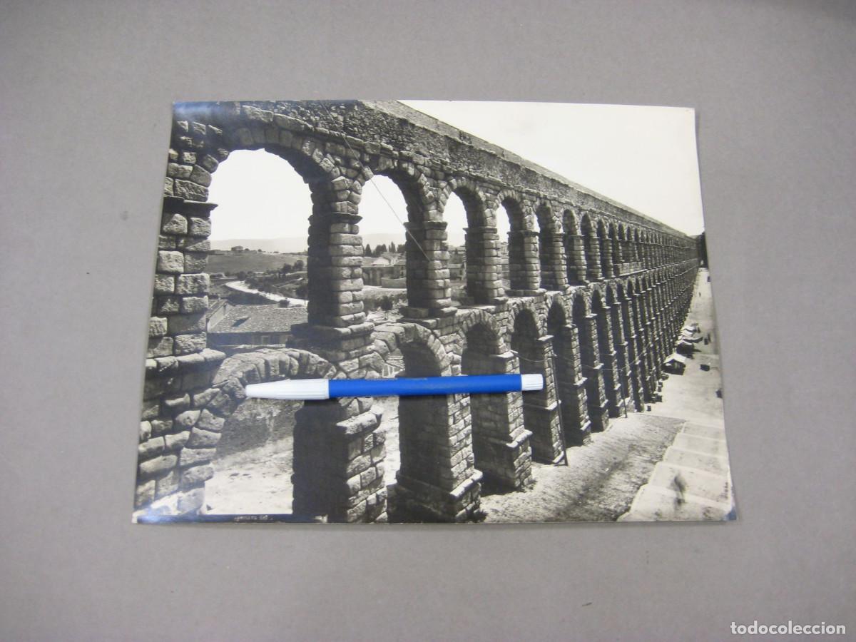 Fotograf&iacute;a antigua: Fotograf&iacute;a del Acueducto de Segovia. Foto Moreno.