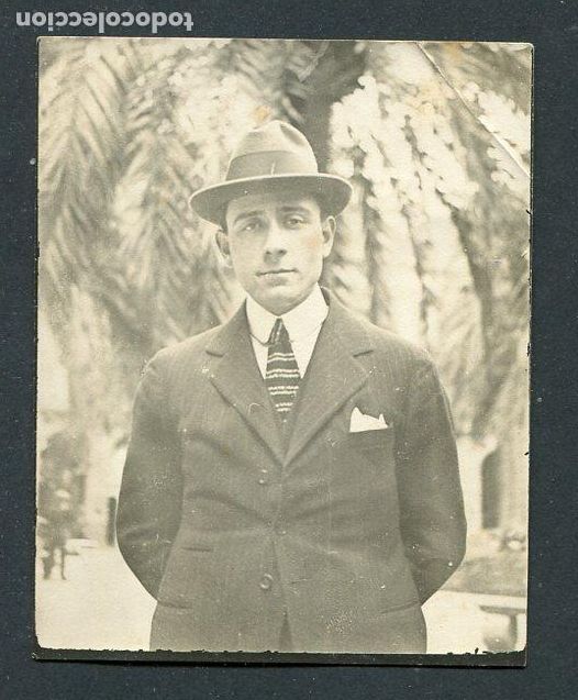 Fotografia antica: CABALLERO. Palmeras. ca.1925
