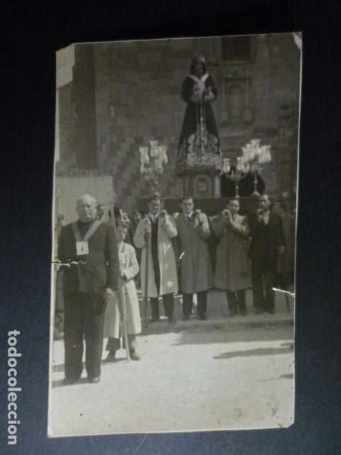 Alte Fotografie: ALCAZAR DE SAN JUAN CIUDAD REAL PROCESION ANTIGUA FOTOGRAFIA 13 X 8,5 CMTS