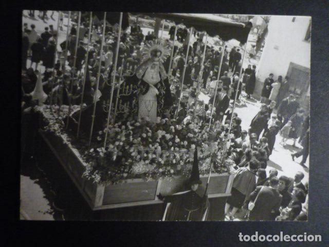 Fotograf&iacute;a antigua: CAMPO DE CRIPTANA CIUDAD REAL PROCESION SEMANA SANTA ANTIGUA FOTOGRAFIA 10,5 X 7,5 CMTS