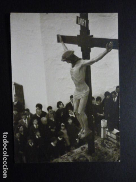 Fotograf&iacute;a antigua: CAMPO DE CRIPTANA CIUDAD REAL PROCESION SEMANA SANTA ANTIGUA FOTOGRAFIA 10,5 X 7,5 CMTS