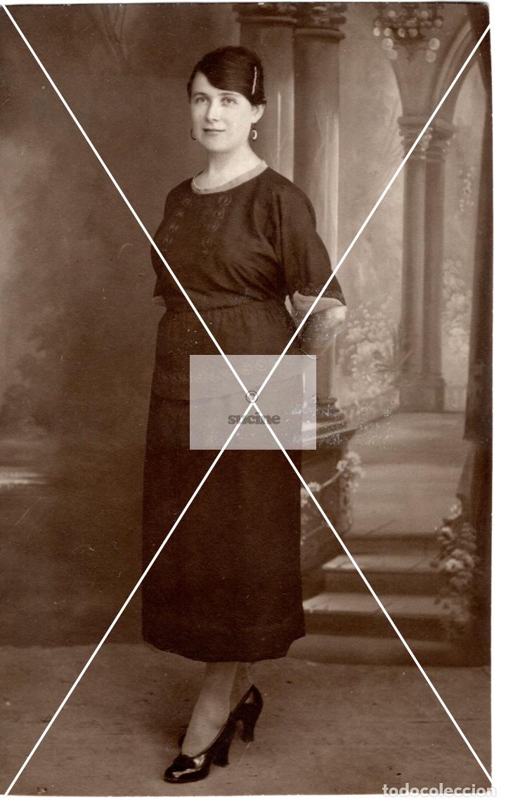 Antique Photography: ANTIGUA FOTOGRAFIA DE ESTUDIO ORIGINAL SE&Ntilde;ORA