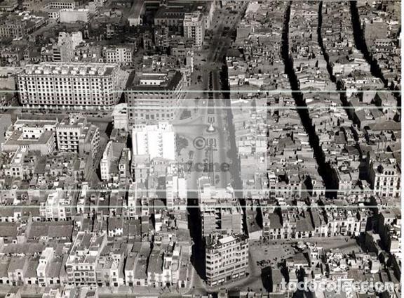 Antique Photography: FOTOGRAFIA AEREA ORIGINAL DE LA ZONA REY D.JAIME DE CASTELL&Oacute;N TAMA&Ntilde;O 15X20 DE PAISAJES ESPA&Ntilde;OLES