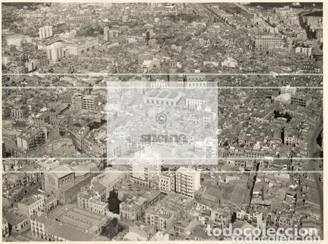 Antique Photography: FOTOGRAFIA AEREA ORIGINAL DE LA ZONA CENTRO DE CASTELL&Oacute;N TAMA&Ntilde;O 15X20 DE PAISAJES ESPA&Ntilde;OLES