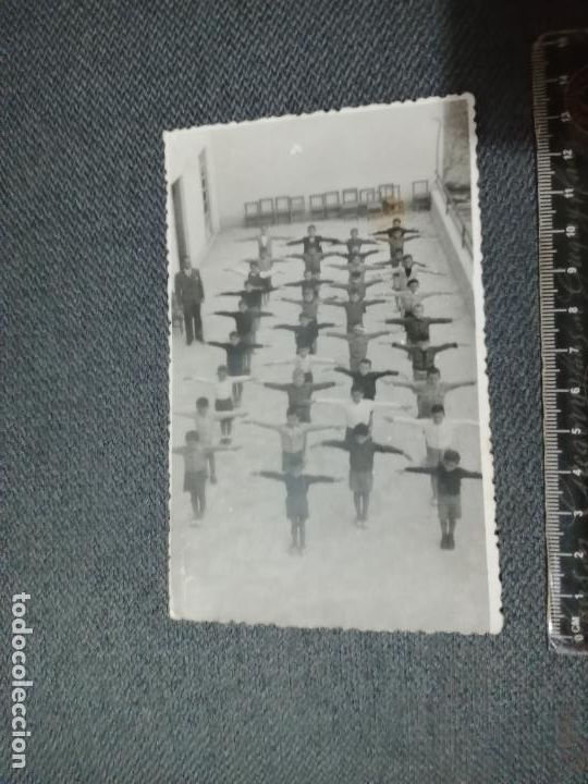 Fotograf&iacute;a antigua: Almorad&iacute;, Alicante. Colegio. Postal fotogr&aacute;fica