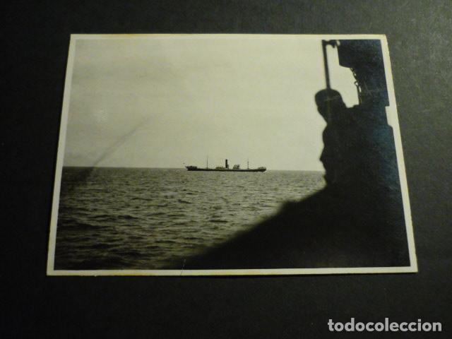 Fotografia antica: CRUCE DEL ESTRECHO DE GIBRALTAR FOTOGRAFIA HACIA 1920 9 X 11 CMTS