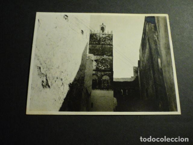 Antique Photography: XAUEN MARRUECOS ESPA&Ntilde;OL TORRE DE LA MEZQUITA MAYOR FOTOGRAFIA HACIA 1920 9 X 11 CMTS