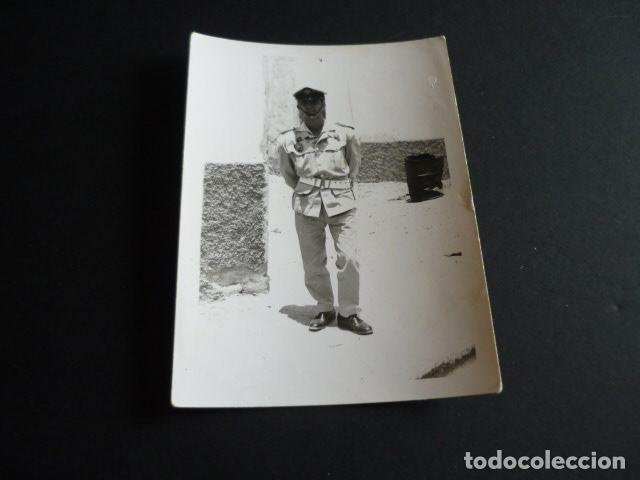 Photographie ancienne: EL AAIUN SAHARA ESPA&Ntilde;OL MILITAR ANTIGUA FOTOGRAFIA 7 X 10 CMTS