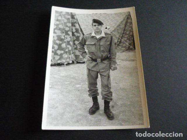 Photographie ancienne: EL AAIUN SAHARA ESPA&Ntilde;OL SOLDADO ANTIGUA FOTOGRAFIA 7 X 10 CMTS