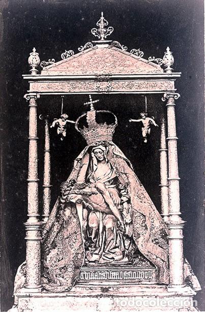 Alte Fotografie: LEON VIRGEN DEL CAMINO NEGATIVO CRISTAL TAMA&Ntilde;O 10 X 15 CM.