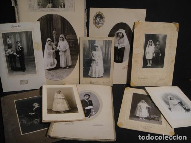 Antique Photography: 10 fotografias antiguas 1&ordm; comunion - napoleon ,vicente bell , german colon , koch , etc