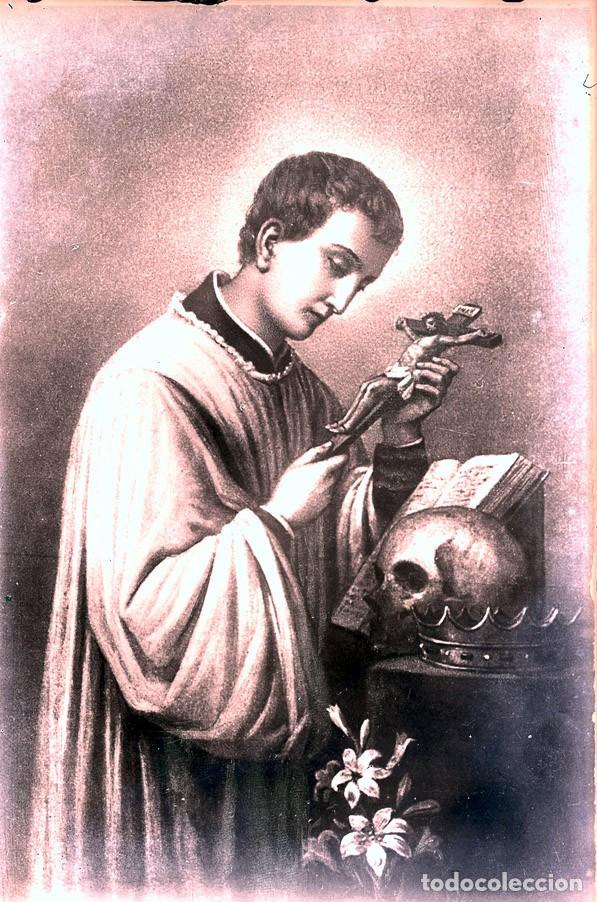 Fotograf&iacute;a antigua: MALAGA SAN LUIS DE LAS AGUSTINAS NEGATIVO CRISTAL TAMA&Ntilde;O 10 X 15 X CM.