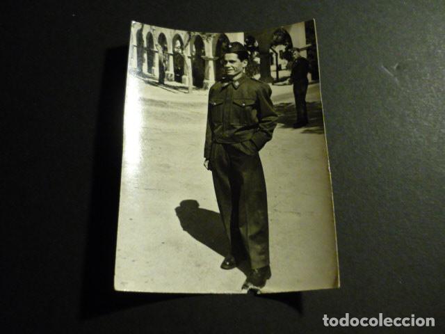 Alte Fotografie: AERODROMO DE CUATRO VIENTOS MADRID SOLDADO ANTIGUA FOTOGRAFIA 9 X 6,5 CMTS