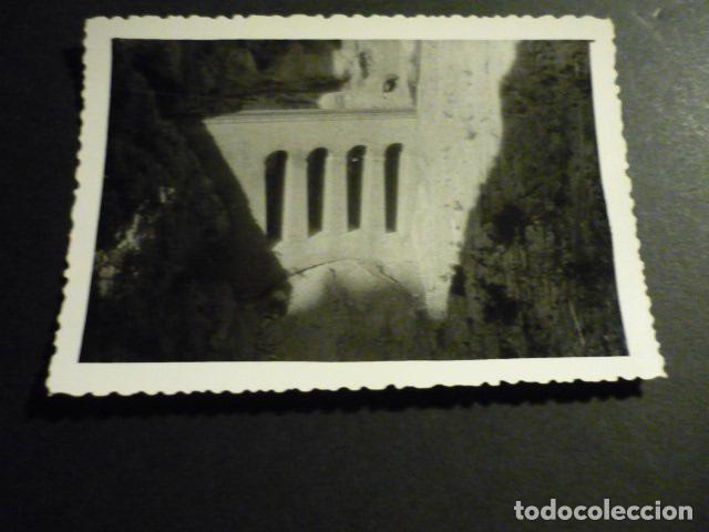 Fotografia antica: CAMINO DEL REY EL CHORRO MALAGA ANTIGUA FOTOGRAFIA 7,5 X 10,5 CMTS