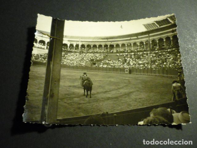 Fotografia antiga: SEVILLA PLAZA DE TOROS ANTIGUA FOTOGRAFIA 7,5 X 11 CMTS