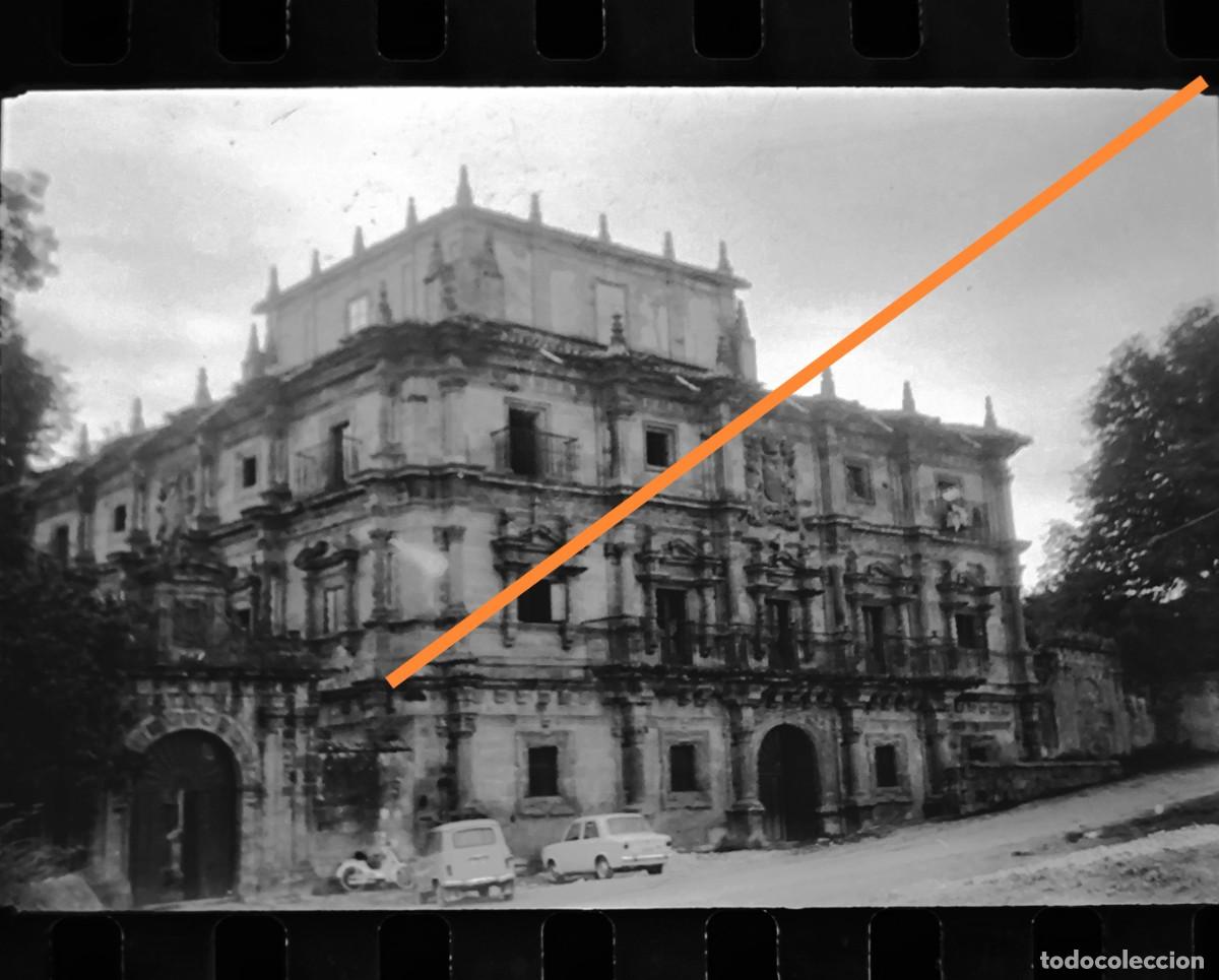 Antique Photography: Antiguo negativo de fotograf&iacute;a. Abba Palacio de So&ntilde;anes hotel CANTABRIA A&ntilde;os 60.