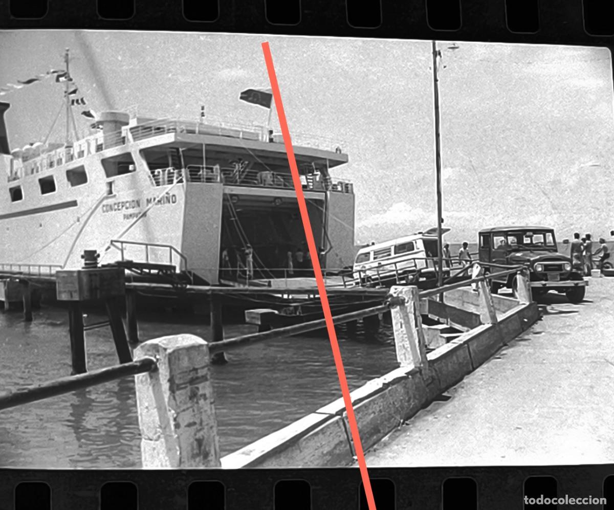 Photographie ancienne: Antiguo negativo o clich&eacute; de fotograf&iacute;a. Coche todoterreno Toyota. A&ntilde;os 70/80