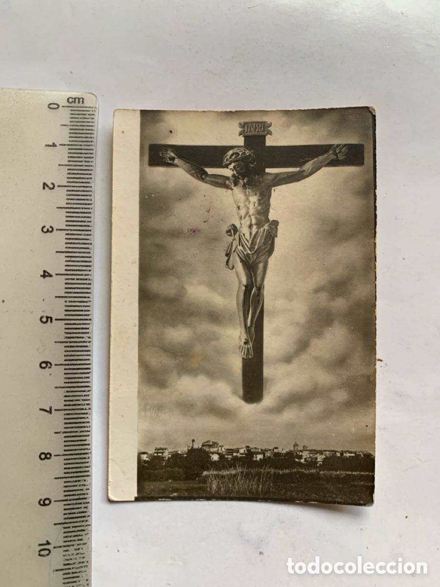 Fotograf&iacute;a antigua: FOTO. SANT&Iacute;SIMO CRISTO, PATR&Oacute;N DE LA LOCALIDAD DE &hellip;?. FOT&Oacute;GRAFO?.