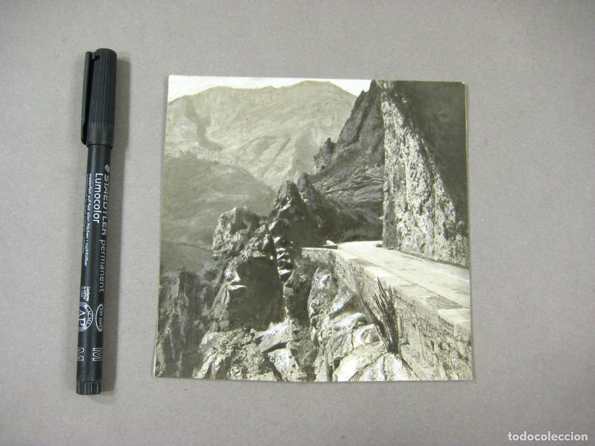 Fotograf&iacute;a antigua: ANTIGUA FOTOGRAF&Iacute;A DE LA CARRETERA DEL PONT&Oacute;N. PICOS DE EUROPA